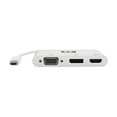 thumbnail image 2 of Tripp Lite U444-06N-HVDPW USB-C Multiport Adapter HDMI/DisplayPort/VGA, White, 2 of 7