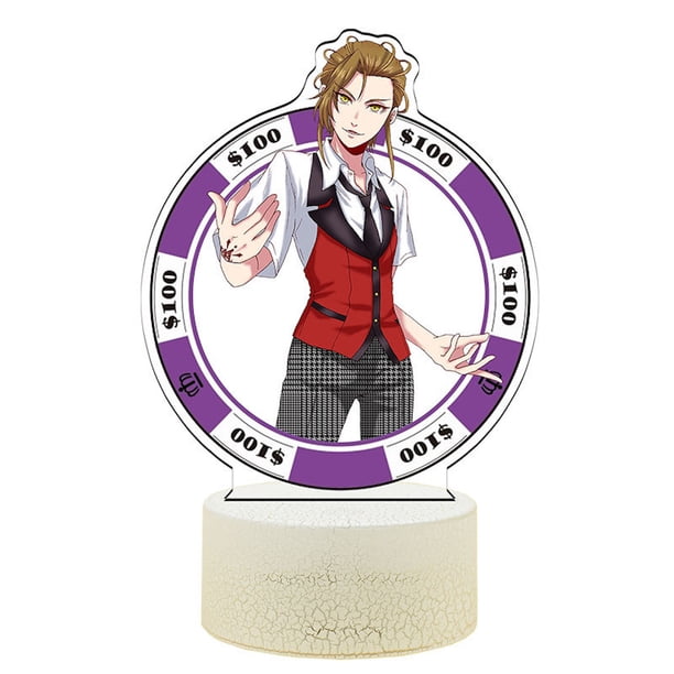 Lámpara decorativa de anime Kakeguruiss con luz nocturna, lámpara de ilusión 3D