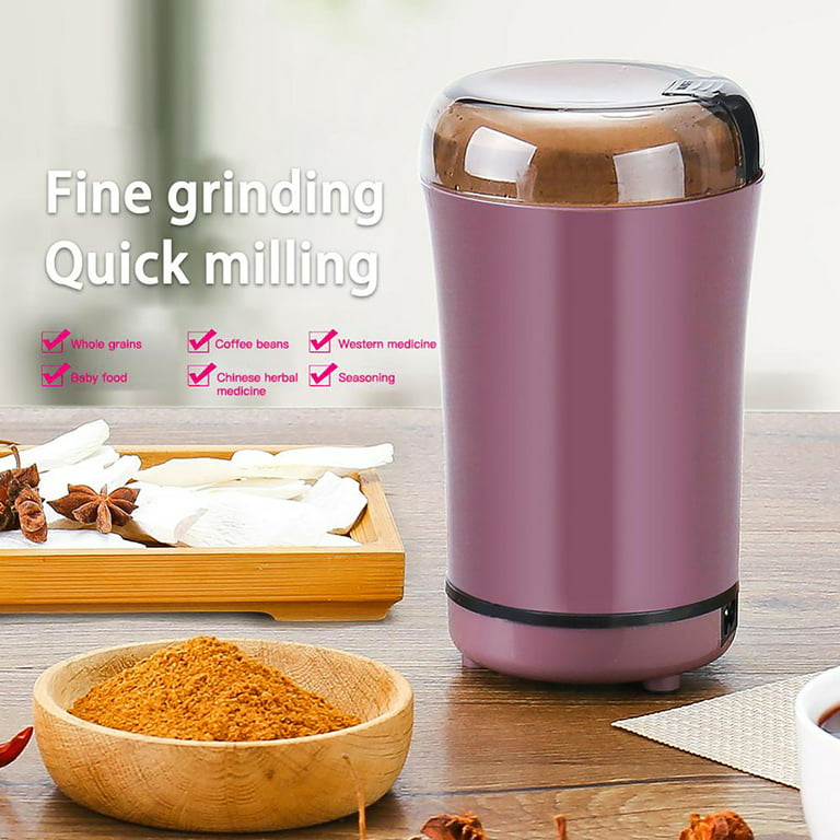 Household Small Powder Grinding Machine, Stainless Steel Electric Spice  Grinder Fine Powder, Multifunctional Powder Grinder for Kitchen, Coffee