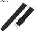 thumbnail image 1 of Flmtop 16mm - 28mm Waterproof Solid Soft Silicone Buckle Watch Strap Band Replacement, 1 of 10