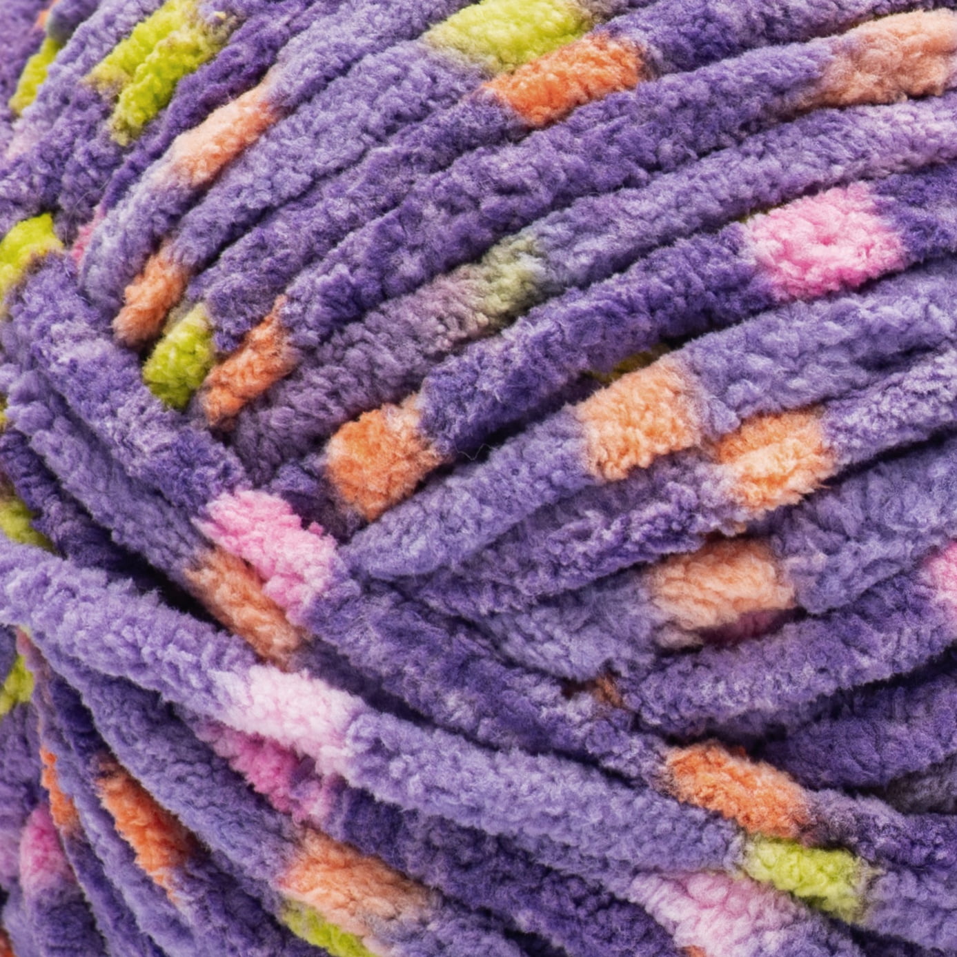 Bernat® Baby blanket™ #6 Super Bulky Polyester Yarn, Pixie dot 10.5oz/300g 220 Yd (2pk)