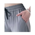 thumbnail image 4 of LELINTA Women's Casual Loose Pants Drawstring Joggers Sweatpants Sports Yoga Pants Bottoms, Grey, 4 of 4