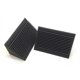 thumbnail image 3 of 6 PCS Acoustic Foam Charcoal/Black Bass Trap Sound Absorption Studio Soundproofing Corner Wall 12 x 12 x 24 cm, 3 of 5