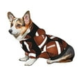 thumbnail image 6 of Uemuo Brown Football On Black for Winter Dog Hoodie Sweatshirts with Pockets Warm Dog Clothes for Small Dogs Chihuahua-X-Large, 6 of 8