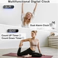 thumbnail image 5 of Large Digital Wall Clock with Remote Control 13.7Inch,Auto Brightness,Dual Alarm Clock & Timer,for Bedroom, Gift, 5 of 5