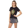 thumbnail image 7 of Harry Potter Womens' Wizarding World Hogwarts Crest Sleep Pajama Set Shorts, 7 of 7
