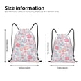 thumbnail image 2 of Sikiie Cute Sheep Drawstring Backpack Drawstring Bags, Draw String Back Bag for Sports, Gym, Travel, Swimming, Beach-Medium, 2 of 6