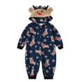 thumbnail image 1 of Combinaison à Capuche en Pyjama de Renne Assortie en une Seule Pièce, 1 of 3
