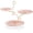 Milk Pink, variant on 3 Tier Ceramic Cake Stand Wedding, Dessert Cupcake Stand for Tea Party Serving Platter (White)