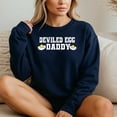 thumbnail image 4 of Retro Dinner You Know Why I'M Here Deviled Egg Daddy – T-Shirt, Hoodie & Sweatshirt – Humorous Foodie Apparel – Family, 4 of 6