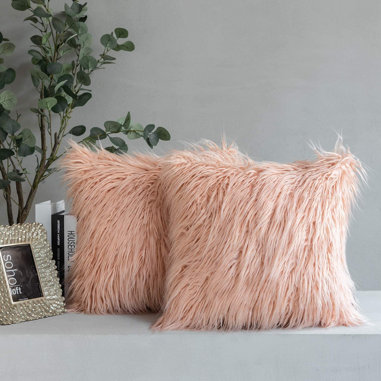 Fuzzy cushion hot sale