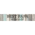 thumbnail image 2 of Allen, Kimberly 14x6 Black Ornate Wood Framed with Double Matting Museum Art Print Titled - Best Papa, 2 of 4