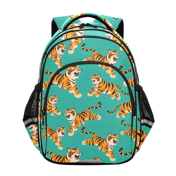 ALAZA Cartoon Tigers Cute School Backpack Elementary Bag Bookbag Travel Rucksack