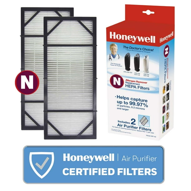 Honeywell HEPA Air Purifier N Filter 2 Pack for HPA248/249, HHT 145/
