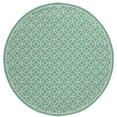 thumbnail image 6 of Sphinx Riviera Indoor/Outdoor Area Rug 4771E Outdoor Blue Geometric Octagon 7' 10" x 7' 10" Round, 6 of 6