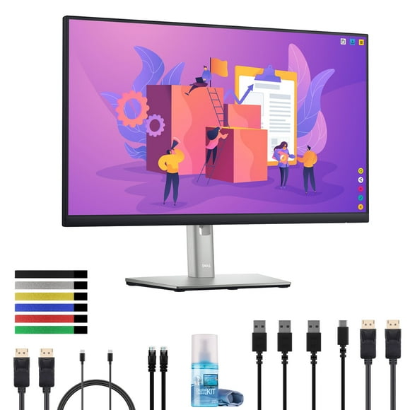 Concentrador USB tipo C Dell P2423DE 1440p de 24", monitor LCD WLED