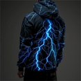 thumbnail image 2 of Sudadera vintage para hombre con estampado gráfico de rayos en 3D, sudaderas casuales, ropa para mujer de primavera y otoño, jerséis de gran tamaño Harajuku, 2 of 4