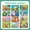 A, variant on 3D EVA Sticker Art Kit, No Glue DIY Craft Set with 12 Sheets, Educational for Kindergarten Hand-Eye Coordination