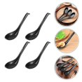thumbnail image 1 of 4pcs Melamine Soup Spoons Japanese Style Melamine Cooking Scoops Kitchen Tools, 1 of 2