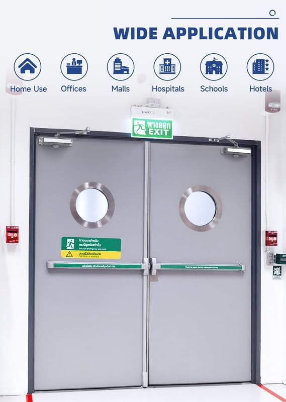 Baridwon Silver Small Hydraulic Door Closer with Hold Open, No Slam Self-Closing for Home Use, Heavy Duty Smooth Operation
