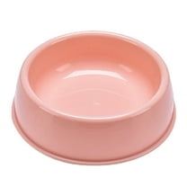 Custom Fashion Non Slip Durable Pet Food Bowl Basin Feeder for Pet Durable Non-Skid Pet Food Water Dish, Food-Grade Material, Dishwasher Safe, 1Pack, Rust Resistant & BPA Free(Pink,5.2x5.2x2")