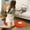 Orange, variant on YIMWNYI Pumpkin Futon Cushion, Soft Flock Pillow for Living Room, Comfortable Tatami Backrest Cushion for Bedroom, Multi-functional Decorative Pillow, Cozy Support Cushion for Relaxation