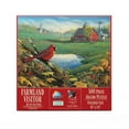 thumbnail image 3 of SUNSOUT INC - Farmland Visitor - 500 pc Jigsaw Puzzle by Artist: Sam Timm - Finished Size 18" x 24" - MPN# 29064, 3 of 5