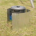 thumbnail image 3 of Outdoor Mini Portable Foldable 11-Plate Camping Picnic BBQ Cooking Stove Windscreen, 3 of 9