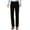 Black, variant on Luwomo Mens Jeans Fall and Winter Lined Thickened Straight Leg Long High Waist Trousers Denim Pants Black,28