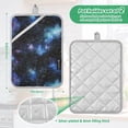 thumbnail image 6 of Yayeee Pot Holders Kitchen Heat Resistant with Pockets 7"x9.8" Cotton Oven Cooking Hot Pads, Watercolor Galaxy, 6 of 7