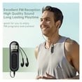 thumbnail image 2 of Mini Portable FM Radio Rechargeable FM Radio with Clip-Suitable for Meetings,Tours with Earphones, 2 of 5