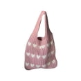 thumbnail image 2 of BZPIZ Knitted Heart-Patterned Tote Bag for Women, Large Beach Bag Shoulder Bag for Work School Beach Travel and Shopping Grocery, Gift for Women Men, 2 of 6