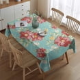 thumbnail image 2 of Rectangle Waterproof Pioneer Pink Peel Tablecloth Reusable Washable Weight Fabric Table Covers for Restaurant,Picnic,Indoor and Outdoor Dining 60 Inch X 84 Inch, 2 of 5