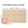 thumbnail image 3 of Homewish Autumn Pumpkin Maples Fabric by the Yard 1 Yard,Hello Fall Home Decor Fabric by the Yard,Sweet Dessert Cabdy Coffee Sewing Fabric For Girls Boys,Luxury Bedroom Decor, 3 of 6