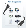 thumbnail image 7 of Dash Cam Power Cord, (15Ft USB Type-C) Premium Thicker Shielded USB C Dashcam Charger Cable for Mirror Camera, 90 Degree Dash Cam Replacement Power Cord & Car Dashcams Power Adapter Wire, 7 of 7