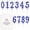 Blue, variant on Numeral Birthday Candles