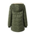 thumbnail image 3 of Women's Plus Size Winter Coat Recycled Puffer Jacket Warm Thicken Parka Overcoat with Removable Hood, 3 of 6