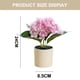 thumbnail image 2 of Simulación de hortensia, bonsái, flor de seda, planta verde artificial, decoración interior, planta artificial en maceta, 2 of 5