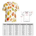 thumbnail image 2 of Autumn Harvest Maple Leaves Thanksgiving Women's Short Sleeve T-Shirt Crew Neck Casual Summer Trendy Loose Fit Tops, 2 of 6