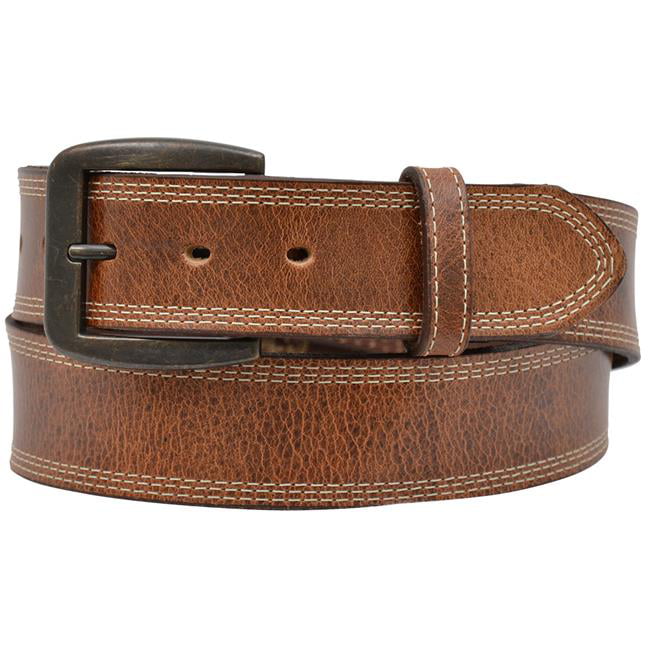 3D Belt D1174-32 1.50 in. Mens 32 Hair-on Leather Belt & Oval Buckle ...