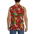 thumbnail image 4 of Daiia X-mas and New Year Printed Men's Tank Tops,Casual Soft Sleeveless Gym Muscle Shirts Bodybuilding Tee-Small, 4 of 8