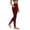 Wine, variant on Resivox Women's High Waisted Yoga Leggings with Pockets - Elastic Waistband for Comfortable Fit, Slim-Fit Design for Daily Wear & Workouts, Long Pants Style Hot Pink L