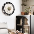 thumbnail image 2 of 2 uds. Espejo de pared colgante bohemio hecho macramé negro naranja para dormitorio Colco Tapiz de Macramé Espejo, 2 of 8