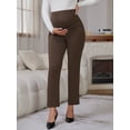 thumbnail image 2 of DARING DIVA Women's Pregnancy Pants Skinny Leg Over Belly Trousers M Green, 2 of 8