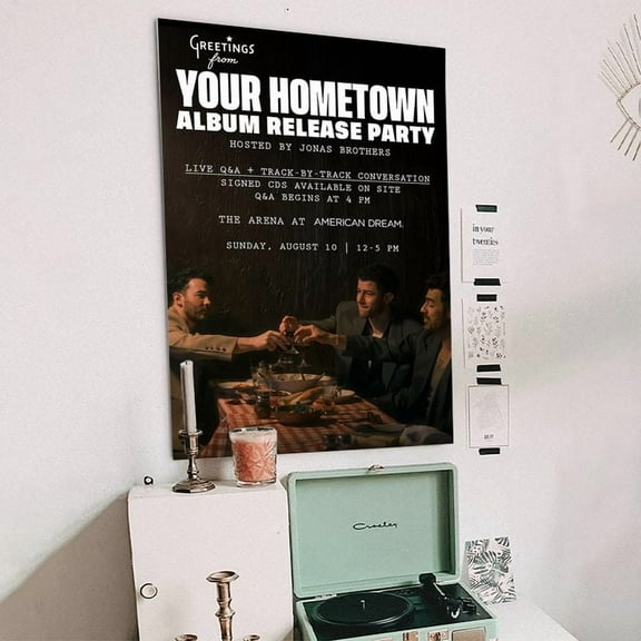 Jonas Brothers Your Hometown Tour 2025 Size 24''x36'' - Kiloa