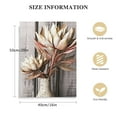 thumbnail image 2 of COMIO  Pink Floral Picture Wall Art Protea Flowers Artwork Print on Wooden Textured Canvas Art for Bathroom, 2 of 5