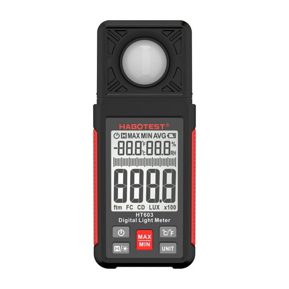 Lux Meter,200 000 Lux Lcd Display And Meter Meter 200 Meter With Lcd Meter 200 000 And Temperature Meter Lux Meter With Lcd Display Mewmewcat Adben Meter Siuke Lux