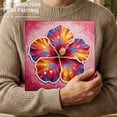 thumbnail image 3 of FLOPESN DIY Pearl Painting with Frame,Self-Adhesive, Healing, Stress-Relieving Home Wall Decoration, Painting with Colored Canvas Frame Tools-Hibiscus, 3 of 8