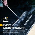 thumbnail image 6 of AutoFloorGuard AFG7918 7'9"x18' Midsize SUV Heavy Duty Garage Floor Mat for Under Car for Rain, Ice,and Mud w/Stay-Put Corner and Telescoping Squeegee, 6 of 7