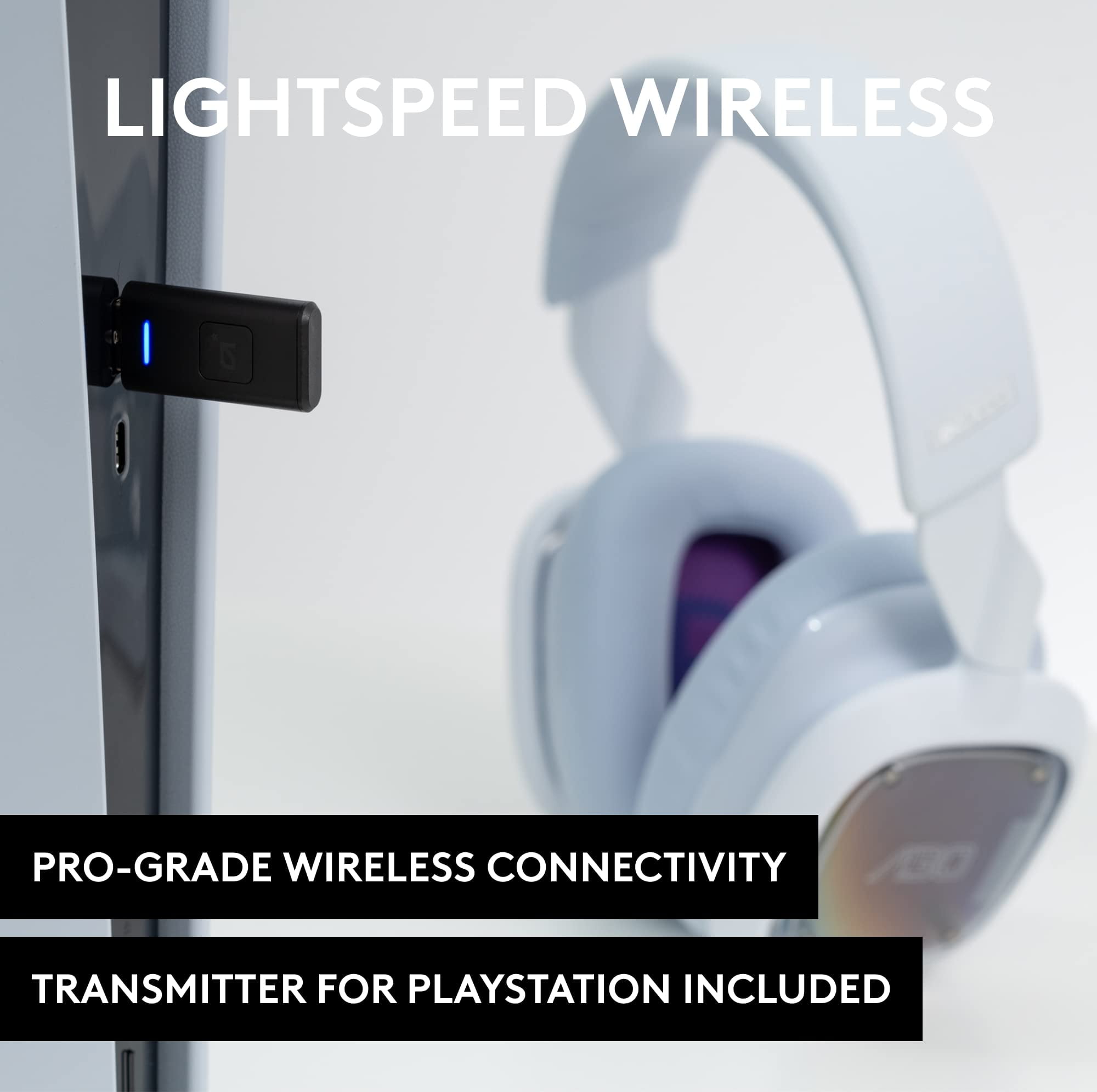 ASTRO Gaming A30 Lightspeed Wireless Headset for PC, PS5 & Nintendo Switch - White